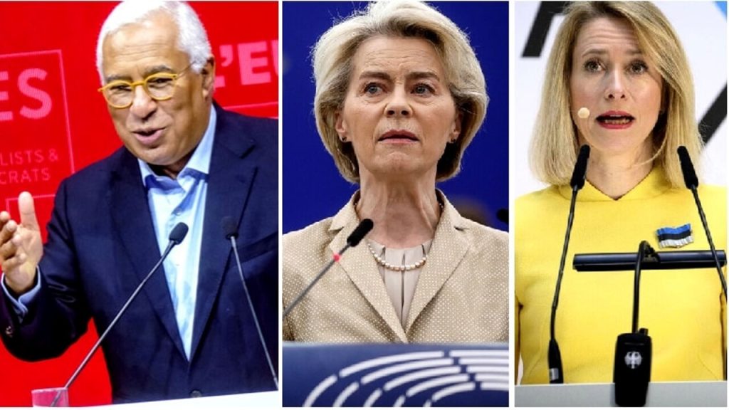 Costa, Von der Leyen, Kallas